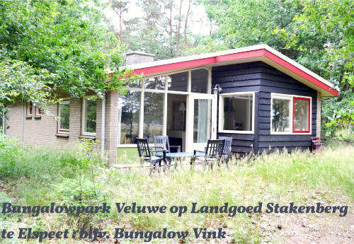 Bungalow Vink op landgoed Stakenberg te Elspeet nabij Hotel Stakenberg